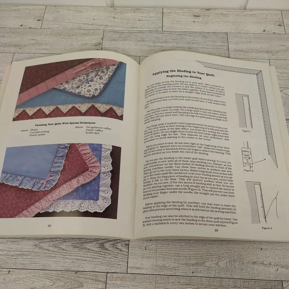 Vtg 1987 - Happy Endings Finishing The‎ Edges of Your Quilt - Patchwork Place